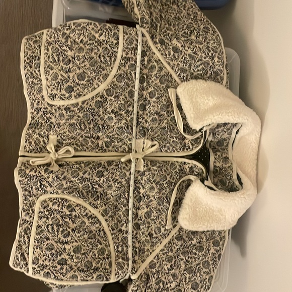 NWOT The Great. Reversible Quilted Print Puffer Jacket Size XS - Picture 7 of 9